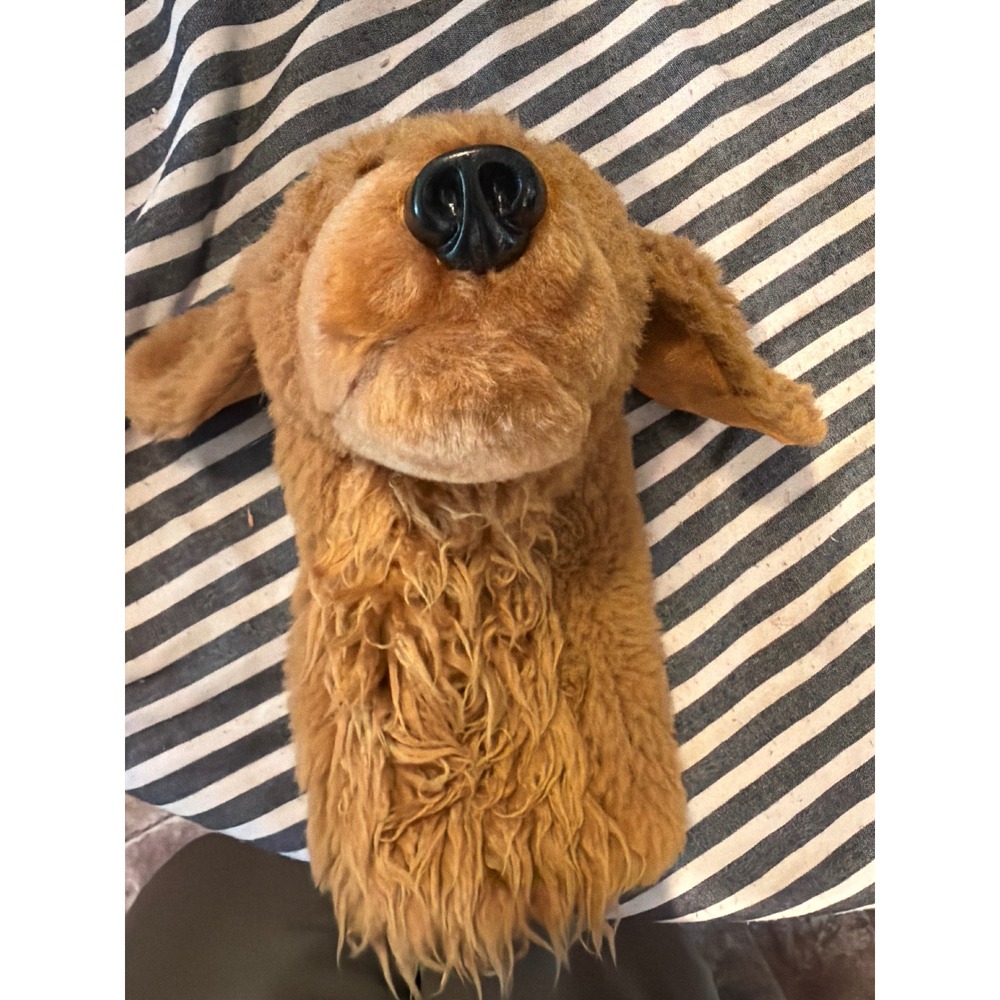 Vintage Toys by Daphne Golden Retriever Dog Golf Club Headcover Made in USA 1997